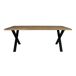CALVI-Mesa de comedor roble macizo 95x200 CALVI-Mesa de comedor roble macizo 95x200 Marrón