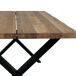 CALVI-Mesa de comedor roble macizo 95x200 CALVI-Mesa de comedor roble macizo 95x200 Marrón