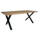 CALVI-Mesa de comedor roble macizo 95x200 CALVI-Mesa de comedor roble macizo 95x200 Marrón