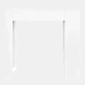Mesa alta de bar - design elegante e multifuncional para refeições e trabalho, estilo bistrô - Branco