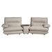 Sofá 2 plazas piel gris taupe Sofá 2 plazas piel gris taupe Gris