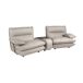 Sofá 2 plazas piel gris taupe Sofá 2 plazas piel gris taupe Gris