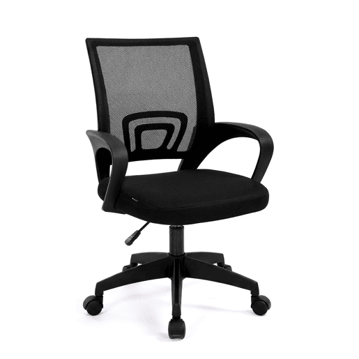 Cadeira de escritório com encosto respirável, 84-94 cm, Nika Preto 55 x 84-94 x 47 cm Cadeira de escritório com encosto respirável, 84-94 cm, Nika Preto 55 x 84-94 x 47 cm