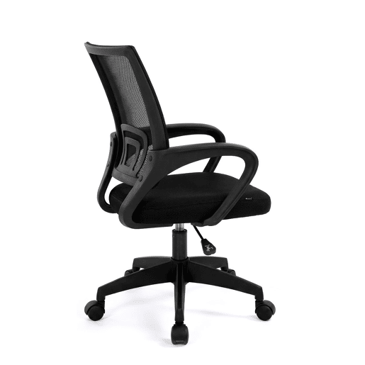 Cadeira de escritório com encosto respirável, 84-94 cm, Nika Preto 55 x 84-94 x 47 cm Cadeira de escritório com encosto respirável, 84-94 cm, Nika Preto 55 x 84-94 x 47 cm
