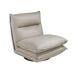 Sillón giratorio piel gris taupe Sillón giratorio piel gris taupe Gris