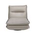 Sillón giratorio piel gris taupe Sillón giratorio piel gris taupe Gris