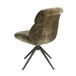 Silla giratoria terciopelo verde oliva Silla giratoria terciopelo verde oliva Negro/ Verde