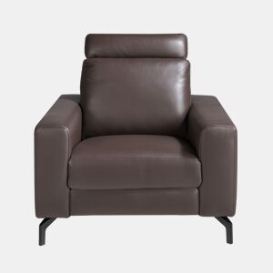 Poltrona relax em pele castanho chocolate modelo 5240 Angel Cerdá