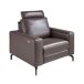 Sillón relax piel marrón chocolate Sillón relax piel marrón chocolate Chocolate