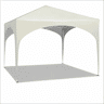 Gazebo de jardim 300x300 cm - Dobrável, proteção para exterior, pátio e festas - Bege