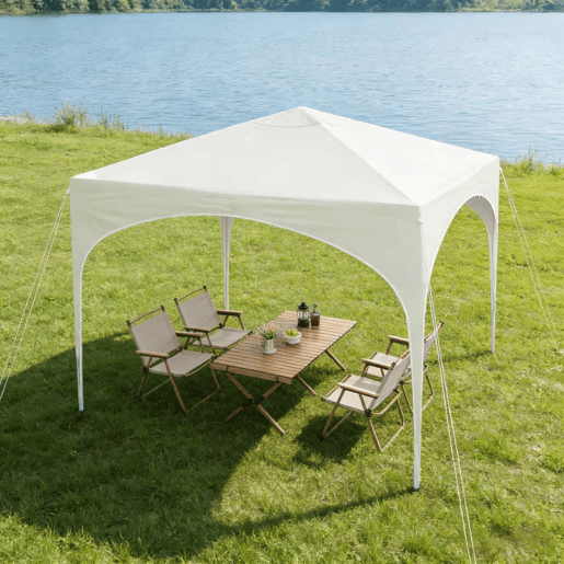 Gazebo de jardim 300x300 cm - Dobrável, proteção para exterior, pátio e festas - Bege Gazebo de jardim 300x300 cm - Dobrável, proteção para exterior, pátio e festas - Bege