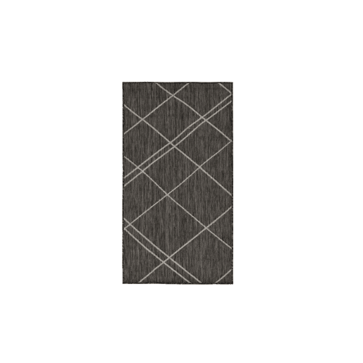 Tapete exterior 80x150 cm, seixoscinzento claro