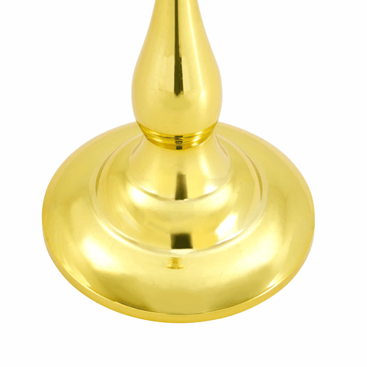 Mesa auxiliar redonda 50x50 cm - Vidro temperado e base estável, design moderno e compacto para a sala de estar ou o quarto - Dourado Mesa auxiliar redonda 50x50 cm - Vidro temperado e base estável, design moderno e compacto para a sala de estar ou o quarto - Dourado