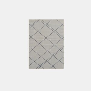 Tapete exterior 160x220 cm, brancoazul