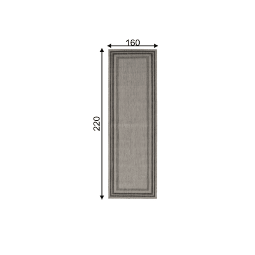 Tapete exterior 160x220 cm, cinzentoseixo claro Tapete exterior 160x220 cm, cinzentoseixo claro