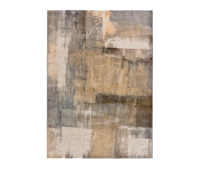 Alfombra abstracta beige cream, 133x190 cm - atticgo