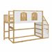 Cama litera Cama litera Natural/ Blanco