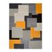 Alfombra geométrica LEO - ATTICGO 160x230 Alfombra geométrica LEO - ATTICGO 160x230 Gris