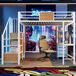 Cama alta para niños 252x145 Cama alta para niños 252x145 Blanco