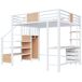 Cama alta para niños 252x145 Cama alta para niños 252x145 Blanco