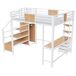 Cama alta para niños 252x145 Cama alta para niños 252x145 Blanco