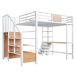 Cama alta para niños 252x145 Cama alta para niños 252x145 Blanco