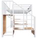 Cama alta para niños 252x145 Cama alta para niños 252x145 Blanco