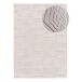Alfombra geométrica con relieve ESTILO - ATTICGO Alfombra geométrica con relieve ESTILO - ATTICGO Crema