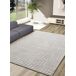 Alfombra geométrica con relieve ESTILO - ATTICGO Alfombra geométrica con relieve ESTILO - ATTICGO Crema