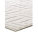 Alfombra geométrica con relieve ESTILO - ATTICGO Alfombra geométrica con relieve ESTILO - ATTICGO Crema