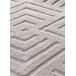 Alfombra geométrica con relieve ESTILO - ATTICGO Alfombra geométrica con relieve ESTILO - ATTICGO Crema