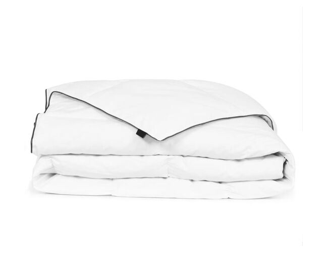 Edredón de plumón top comfort blanco 150x200 cm