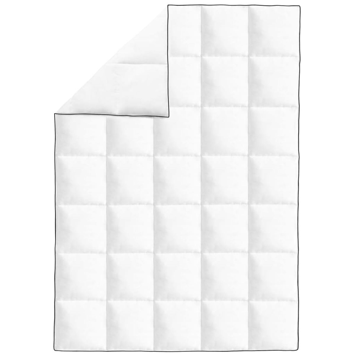 Edredón de plumón top comfort blanco 155x220 cm