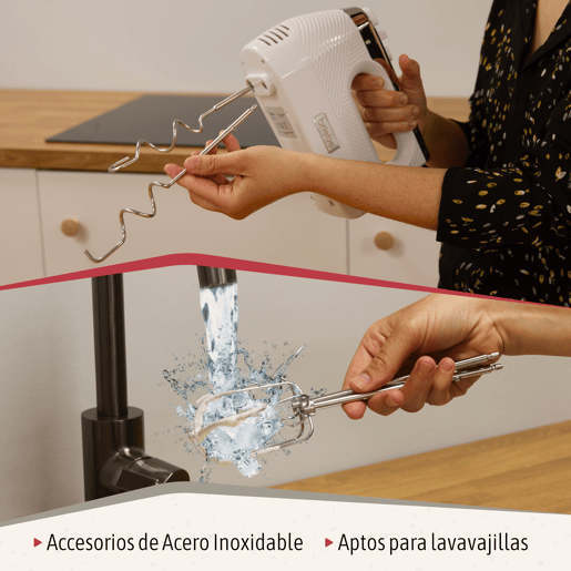 Briebe SKT1187WHT Elegance Set Varinha 2 Velocidades + Batidor Misturador de 5 Velocidades + Turbo, Especial Pastelaria, 600, Branco Briebe SKT1187WHT Elegance Set Varinha 2 Velocidades + Batidor Misturador de 5 Velocidades + Turbo, Especial Pastelaria, 600, Branco