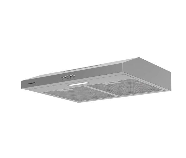 Corberó - campana convencional 60 cm | ivori626x | 194,9 m3/h | 61 db | 20 w | led | 3 velocidades | 2 filtros aluminio + carbón | inox