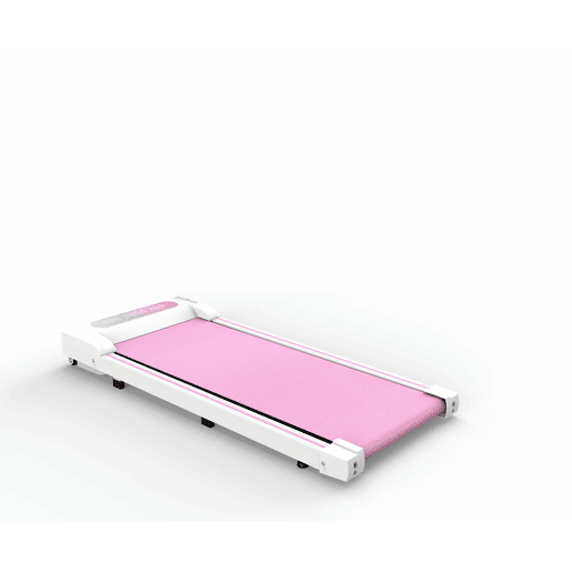Passadeira dobrável de 2,5 PS - Walking Pad compacto para casa e escritório, motor potente até 8 kmh - Rosa