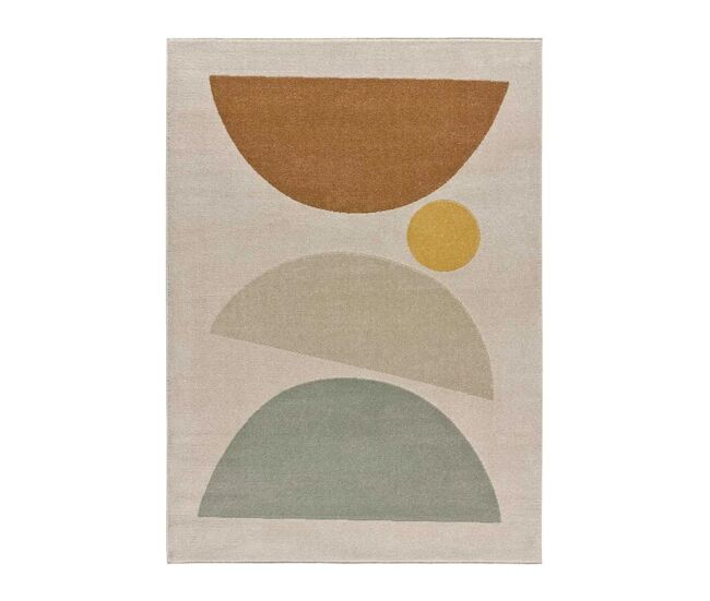 Alfombra estilo escandinavo multicolor domus, 120x170 cm - atticgo