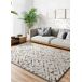 Alfombra geométrica con relieve AMARA - ATTICGO 80x150 Alfombra geométrica con relieve AMARA - ATTICGO 80x150 Crema