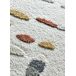 Alfombra geométrica con relieve AMARA - ATTICGO 80x150 Alfombra geométrica con relieve AMARA - ATTICGO 80x150 Crema