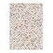 Alfombra geométrica con relieve AMARA - ATTICGO 80x150 Alfombra geométrica con relieve AMARA - ATTICGO 80x150 Crema