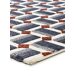 Alfombra geométrica con relieve AMARA - ATTICGO 160x230 Alfombra geométrica con relieve AMARA - ATTICGO 160x230 Azul