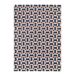 Alfombra geométrica con relieve AMARA - ATTICGO 160x230 Alfombra geométrica con relieve AMARA - ATTICGO 160x230 Azul