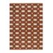 Alfombra geométrica ASTRA - ATTICGO 200x290 Alfombra geométrica ASTRA - ATTICGO 200x290 Cobre