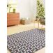 Alfombra geométrica con relieve AMARA - ATTICGO 200x290 Alfombra geométrica con relieve AMARA - ATTICGO 200x290 Azul