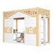 Cama alta para niños Cama alta para niños Blanco