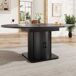 Conjunto de mesas y sillas de comedor 118x118 Conjunto de mesas y sillas de comedor 118x118 Gris