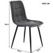 Conjunto de mesas y sillas de comedor 118x118 Conjunto de mesas y sillas de comedor 118x118 Gris