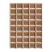 Alfombra geométrica con relieve AMARA - ATTICGO 80x150 Alfombra geométrica con relieve AMARA - ATTICGO 80x150 Cobre