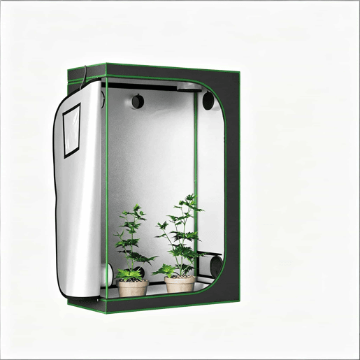 Mini-estufa de interior - Controlo ambiental completo, estrutura resistente - Preto e verde Mini-estufa de interior - Controlo ambiental completo, estrutura resistente - Preto e verde