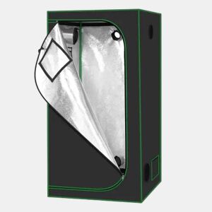 Mini-estufa - Controlo ambiental completo, estrutura resistente, utilização no interior - Preto e verde